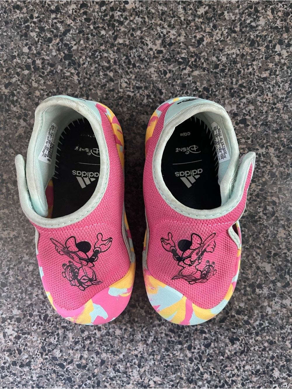 Adidas X Disney Minnie Mouse Altaventure Swim Sandals Water Shoes Pink Girls 6 - Picture 2 of 8